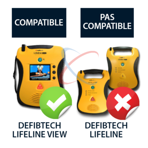 Defibtech Lifeline View électrodes - 7155