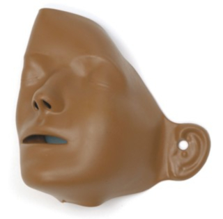 Little Anne/Resusci Anne masques de visage, version noire