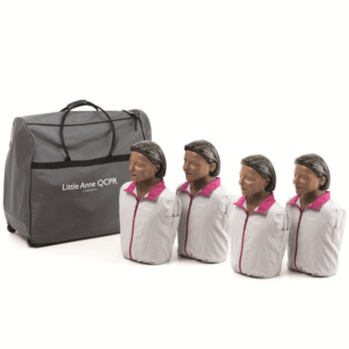 Pack de 4 Laerdal Little Anne QCPR - version noire - 5445
