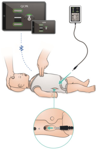 Laerdal Little Baby QCPR (version noire) - 4078