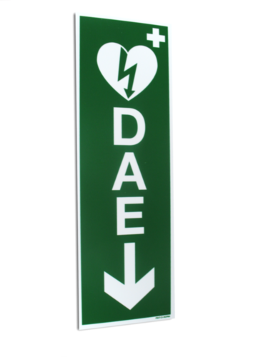 PACK Signalétique DAE 5 autocollants (usage intérieur) - 7031