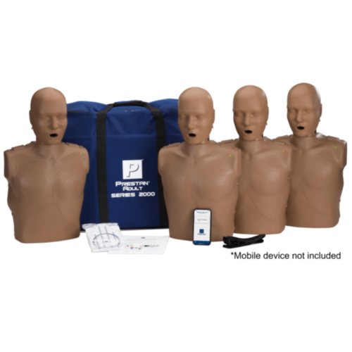 Prestan Professional Series 2000 mannequin adulte pack de 4 (peau foncée)