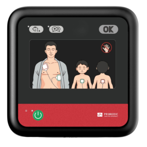 Primedic Heartsave myPAD Display Connected Défibrillateur automatique 