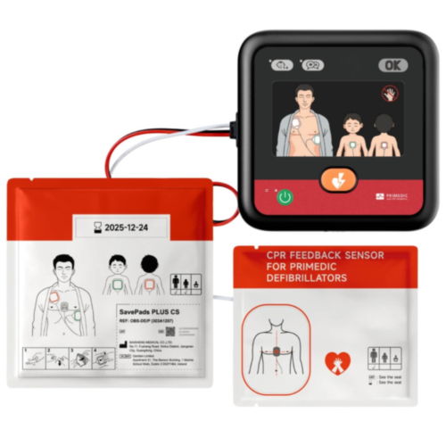 Primedic Heartsave myPAD Display Connected Défibrillateur semi-automatique  - 13091