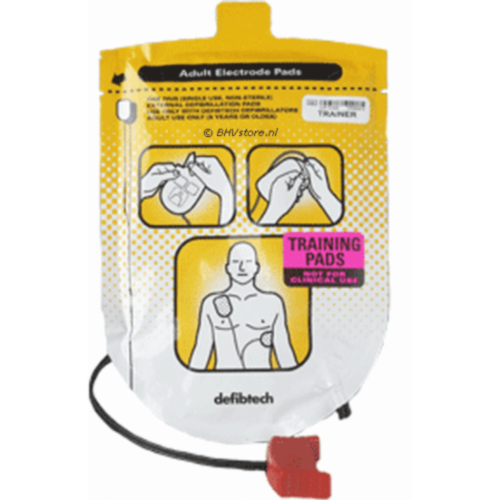 Defibtech électrodes de formation (1 paire) - 7887