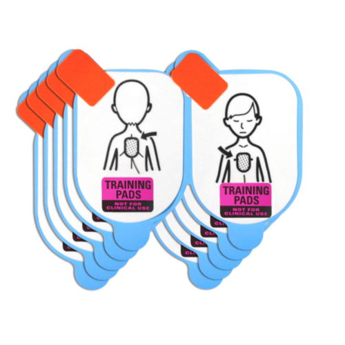 Defibtech électrodes de formation pédiatriques (5 paires) - 3736