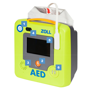 Défibrillateur automatique AED 3 ZOLL, anglais